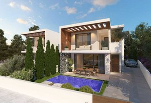 4 bedrooms Villa in Geroskípou, Cyprus No. 16190