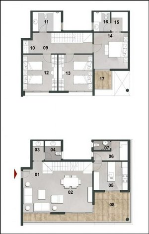 4 bedrooms Condo in New Capital City, Egypt No. 100