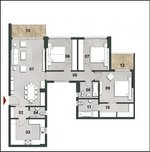 3 bedrooms Condo in New Capital City, Egypt No. 145 - condominium in Egypt