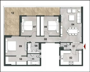 3 bedrooms Condo in New Capital City, Egypt No. 173