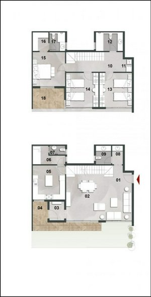 4 bedrooms Condo in New Capital City, Egypt No. 96