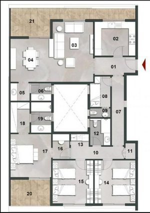 4 bedrooms Condo in New Capital City, Egypt No. 99