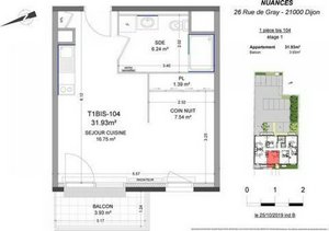 Studio in the Condo in Dijon, France No. 2328