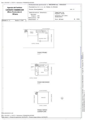 1 bedroom Penthouse in Milan, Italy No. 250304