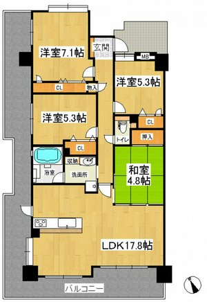 4 bedrooms Condo in Kasuya, Japan No. 10152
