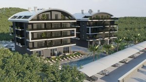 2 rooms Commercial property in Oba, Turkey No. 11119