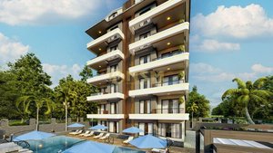 Apartment 1+1 in Alanya, Turkey No. 13384