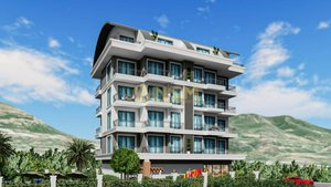 Penthouse 1+1 in Alanya, Turkey No. 13397