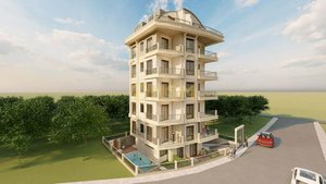 Apartment 1+1 in Alanya, Turkey No. 17323