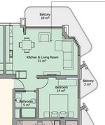 2 rooms Apartment in Mahmutlar, Turkey No. 18840 - Image 6