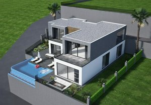 Villa 1+3 in Alanya, Turkey No. 3028