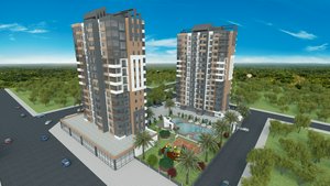 2 rooms Apartment in Mersin, Turkey No. 30411