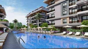 Apartment 1+1 in Aina Garden, Alanya, Turkey No. 38371