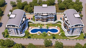 Apartment 1+1 in Alanya, Turkey No. 5394