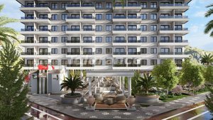 Apartment 1+1 in Alanya, Turkey No. 8350