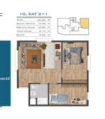 3 rooms Apartment in Kâğıthane, Turkey No. 9868 - Image 29