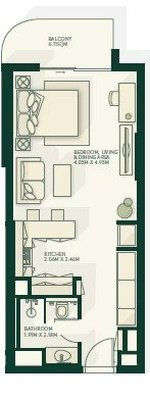 Studio in Yas Island, UAE No. 12467 - Image 5