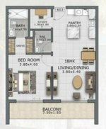 1 bedroom Apartment in Arjan, UAE No. 13457 - Image 2