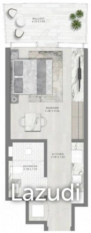 39.48m² Apartment in Dubai, UAE No. 17882