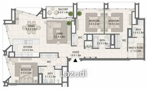 3 bedrooms Apartment in Dubai, UAE No. 18146