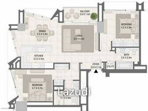 2 bedrooms Apartment in Dubai, UAE No. 18147