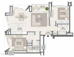 2 bedrooms Apartment in Dubai, UAE No. 18278