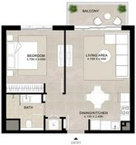 1 bedroom Apartment in Town Square, UAE No. 20420 - Image 7