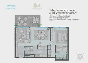 1 bedroom Apartment in Bluewaters, UAE No. 55293
