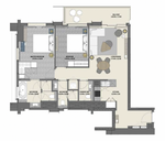 106m² Apartment in VIDA RESIDENCE DOWNTOWN, Dubai, UAE No. 59789 - apartment in Dubai