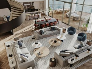 4 bedrooms Apartment in JUMEIRAH LIVING BUSINESS BAY, Business Bay, UAE No. 60076