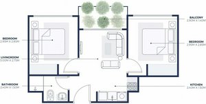 Studio in CREEK VIEWS II, Al Jaddaf, UAE No. 60271