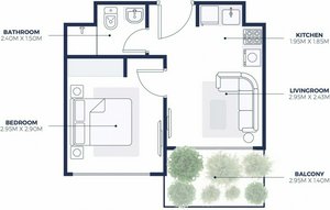 Studio in CREEK VIEWS II, Al Jaddaf, UAE No. 60273