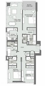 3 bedrooms Apartment in BELLEVUE TOWERS, Dubai, UAE No. 60489 - Image 11