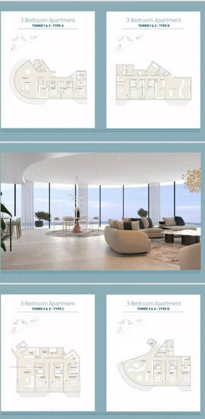 3 bedrooms Apartment in SEA LA VIE, Yas Island, UAE No. 60558