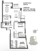 2 bedrooms Apartment in BURJ VIEWS, Dubai, UAE No. 61240 - Image 18