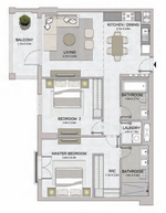 2 bedrooms Apartment in LA VOILE, Dubai, UAE No. 61247 - Image 6