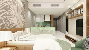1 bedroom Apartment in BLUEWAVES TOWER, Dubai Residence Complex, UAE No. 62505