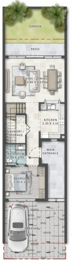 4 bedrooms Townhouse in Damac Islands Hawaii, Dubai, UAE No. 64655 - Image 2