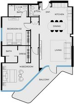 2 bedrooms Apartment in Coastal Heaven, Deira, UAE No. 64883 - Image 6