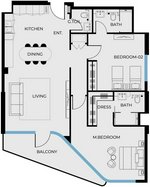 2 bedrooms Apartment in Coastal Heaven, Deira, UAE No. 64884 - Image 7