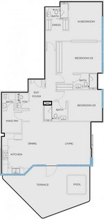 3 bedrooms Apartment in Coastal Heaven, Deira, UAE No. 64887 - Image 2