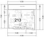 1 bedroom Apartment in Ark Tower, Dubai Land, UAE No. 65083 - Image 6