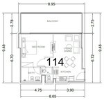 1 bedroom Apartment in Ark Tower, Dubai Land, UAE No. 65085 - Image 6