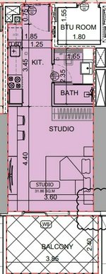 Studio in Binghatti Skyhall, Business Bay, UAE No. 65251 - Image 2