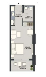 Studio in Maison Elysee 2, Jumeirah Village Circle, UAE No. 65312 - Image 2