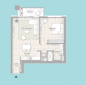 1 bedroom Apartment in Bluewaters, UAE No. 7612