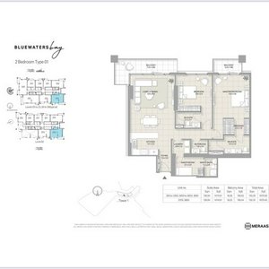 2 bedrooms Apartment in Bluewaters, UAE No. 9261